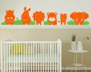 Zoo Babies Nursery Decal